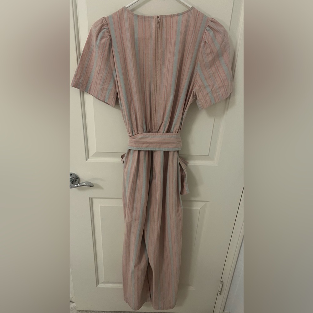 Madewell Striped puff sleeve jumpsuit - Picture 4 of 5